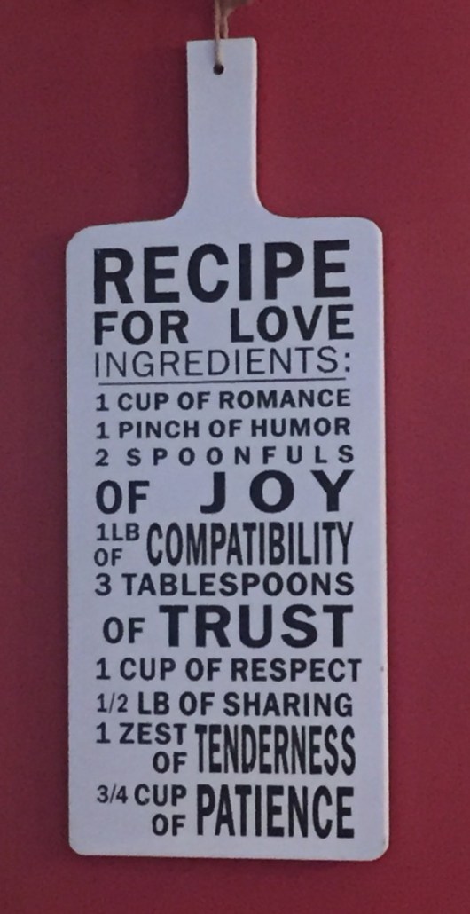 ¿Existe una receta para el amor? 